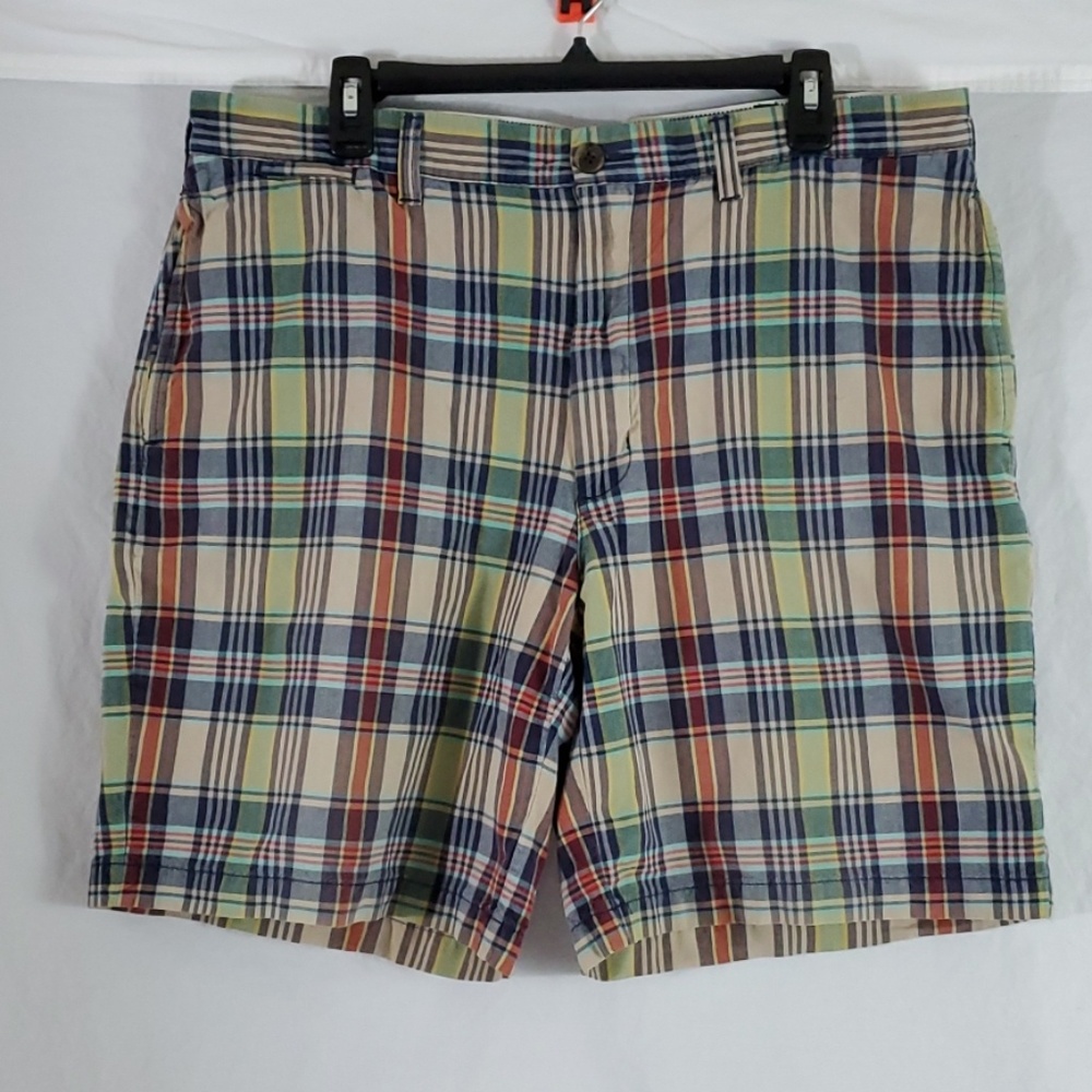 Lands' End Shorts/Bermuda/Plaid/Size: 38 (400)